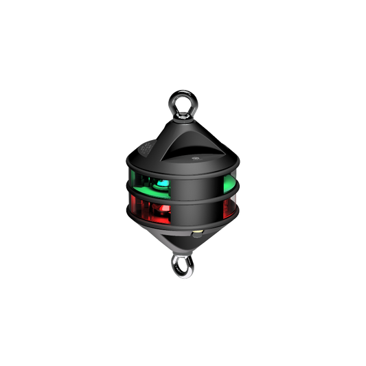 Lopolight 3nm 360 Degree Red/Green Hoist Black | SendIt Sailing