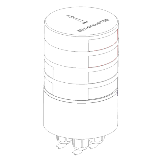 Lopolight 3nm 360 Degree White Double + 135 Degree Suez Stop Light Double | SendIt Sailing