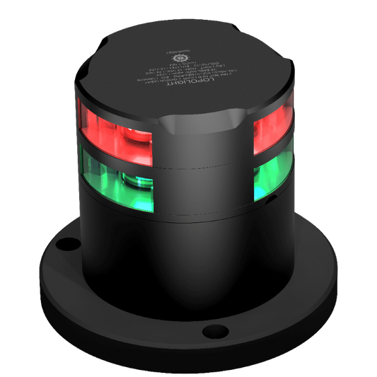 Lopolight 3nm 360 Degree Red+360 Degree Green Black | SendIt Sailing