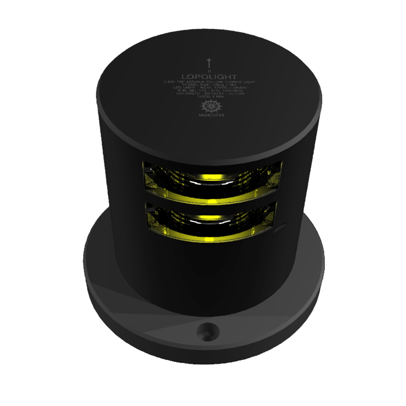 Lopolight 3nm Amber Towing Double Black | SendIt Sailing