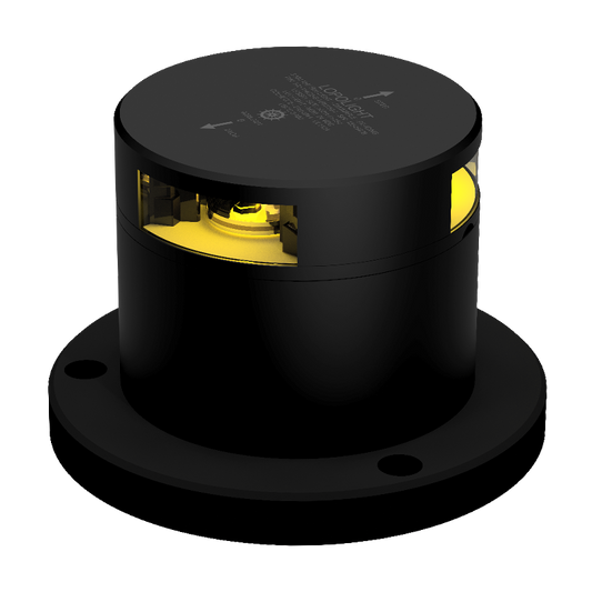 Lopolight 2nm 180 Degree Amber Whistle Black | SendIt Sailing