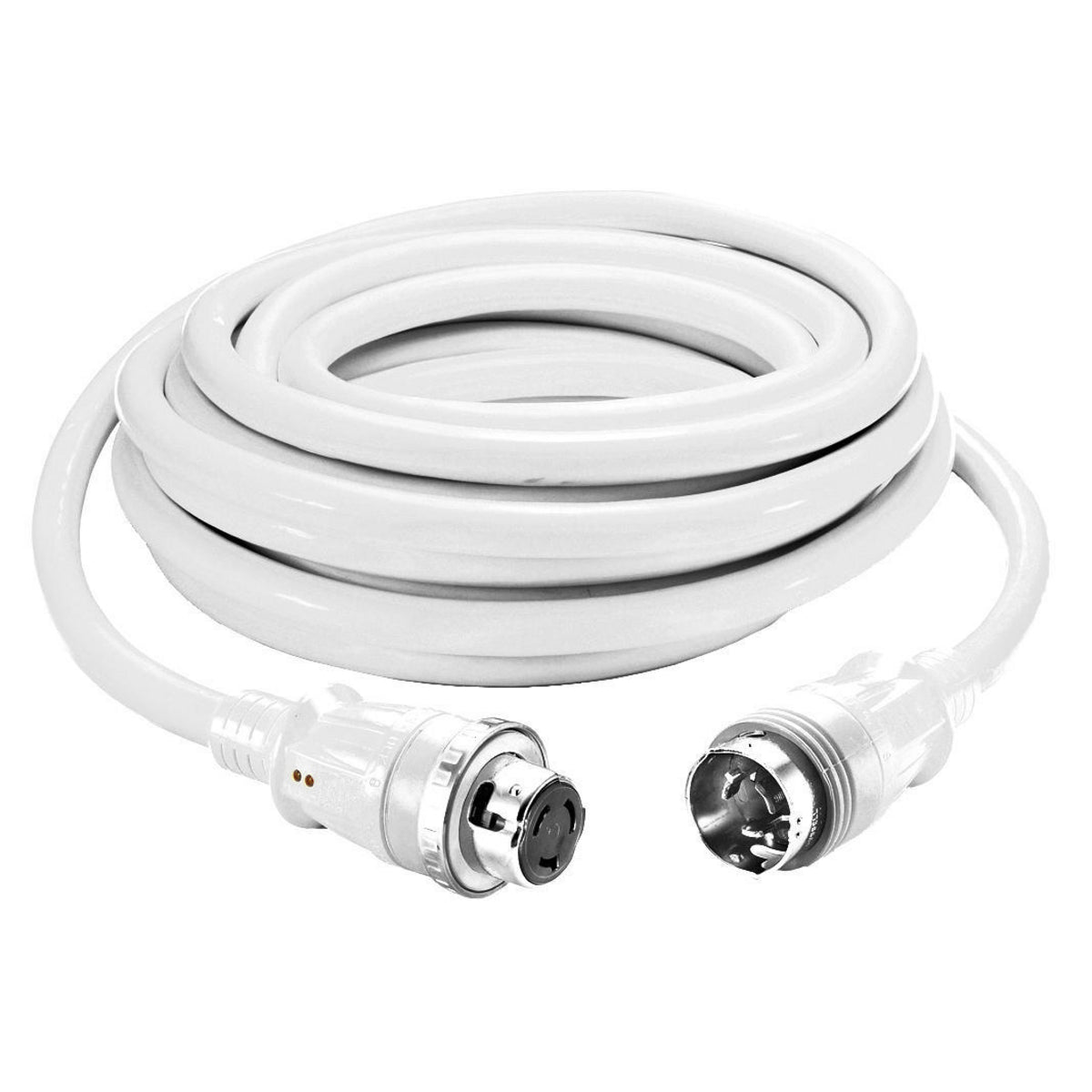 Hubbell HBL61CM42WLED White 50AMP Cable W/Led 25' | SendIt Sailing