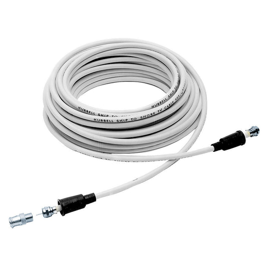 Hubbell TV99 50 Foot White TV Shore Cord | SendIt Sailing