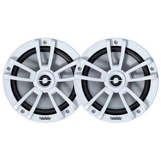 Infinity INF822MLW 8in RGB Coaxial White Speakers | SendIt Sailing