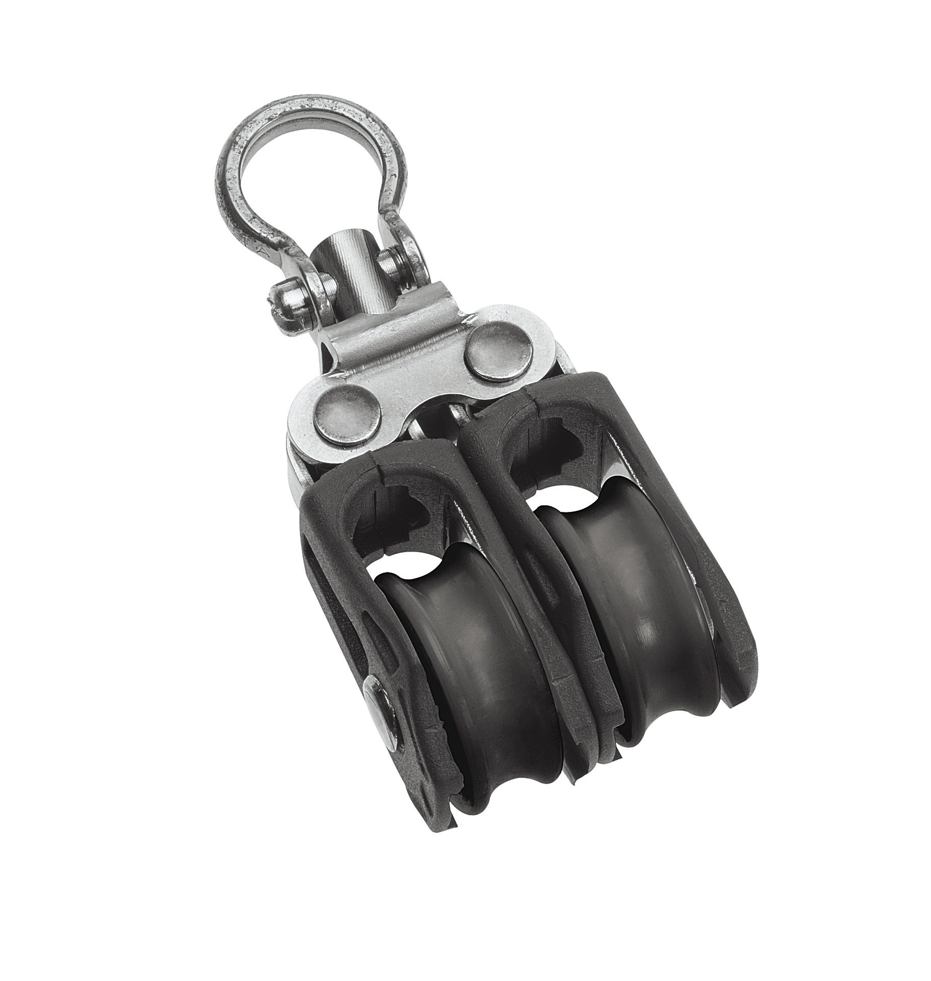 Barton Marine Size 0 20mm Ball Bearing Pulley Block Double With Swivel | SendIt Sailing