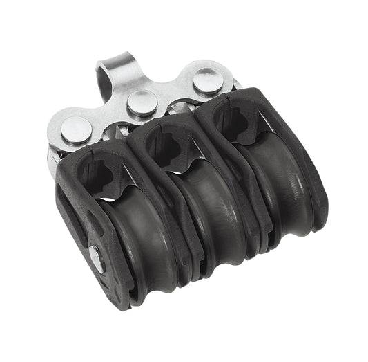 Barton Marine Size 0 20mm Plain Bearing Pulley Block Triple Fixed Eye | SendIt Sailing