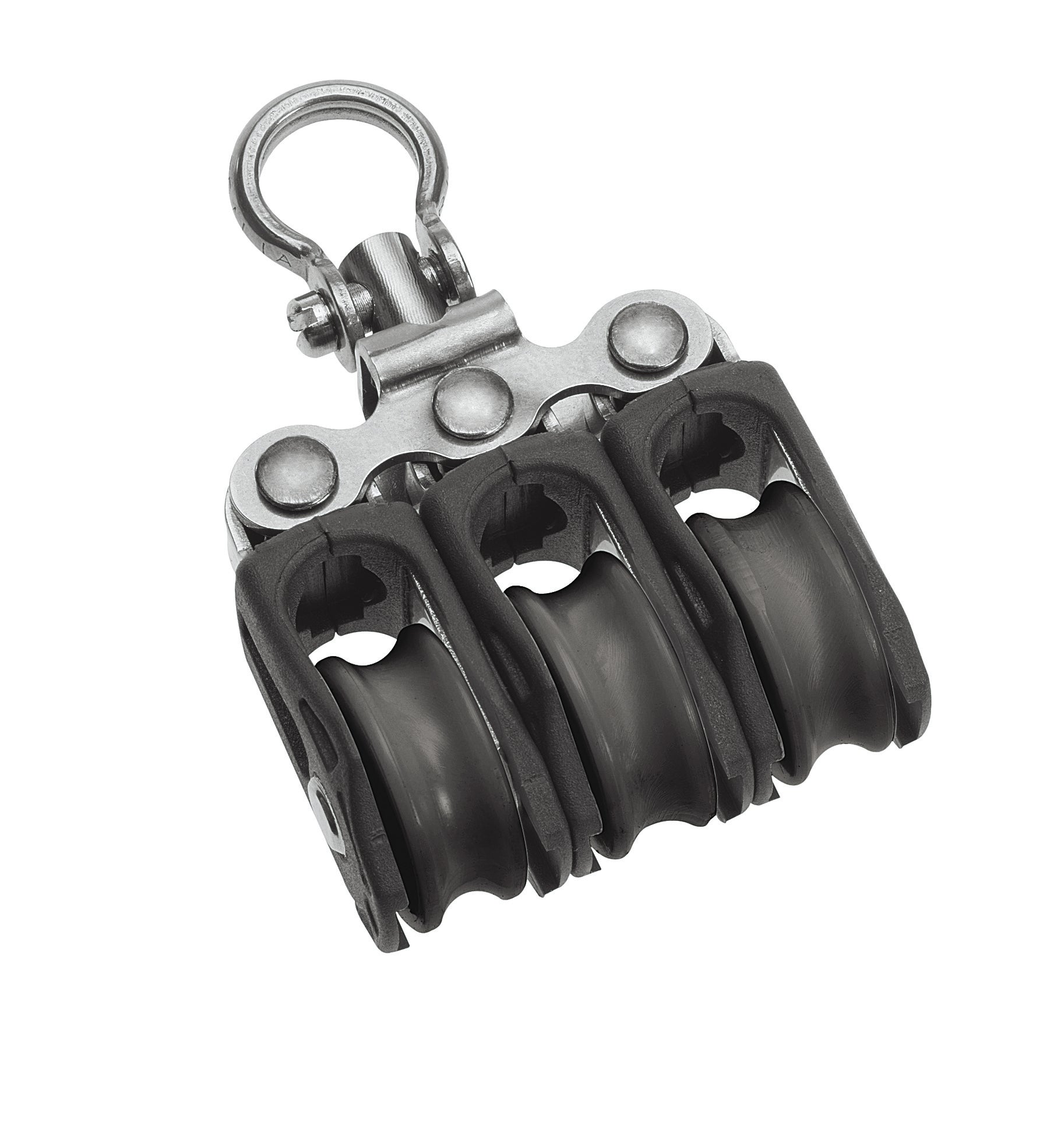 Barton Marine Size 0 20mm Ball Bearing Pulley Block Triple With Swivel | SendIt Sailing