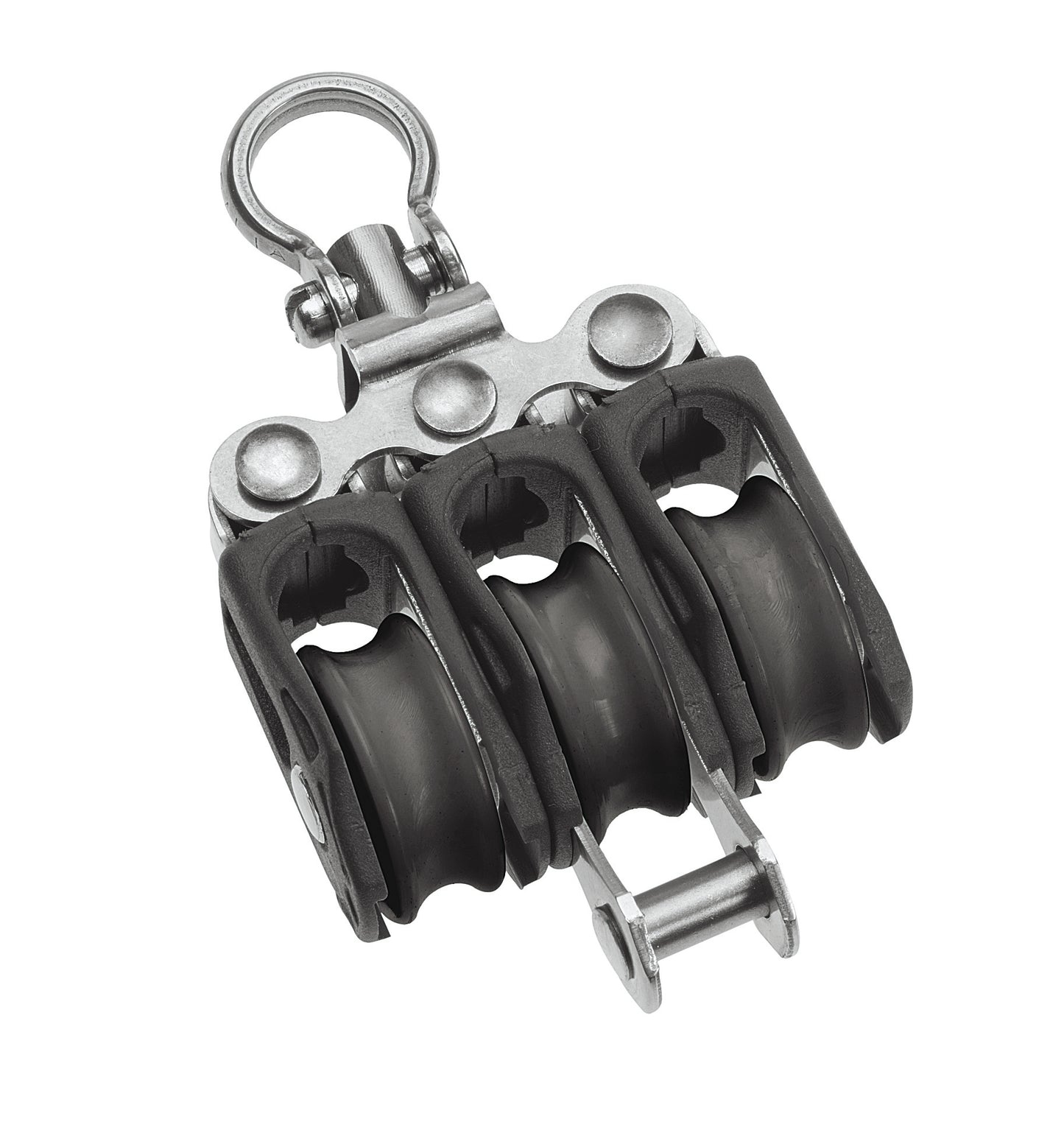 Barton Marine Size 0 20mm Plain Bearing Pulley Block Triple Swivel & Becket | SendIt Sailing
