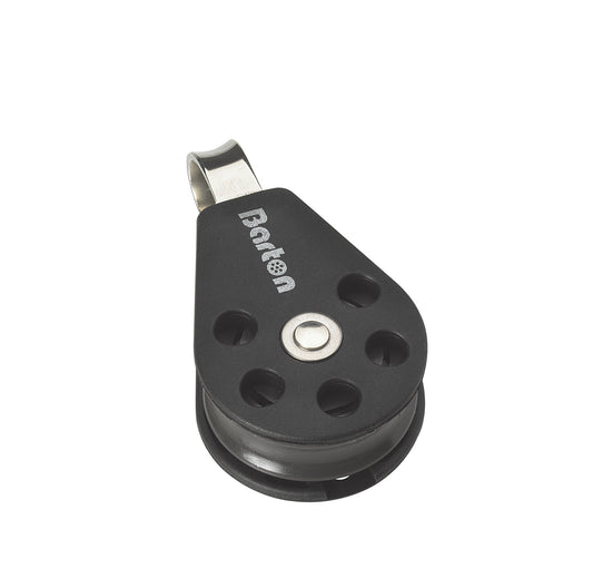 Barton Marine Size 2 35mm Plain Bearing Pulley Block Single Fixed Eye | SendIt Sailing