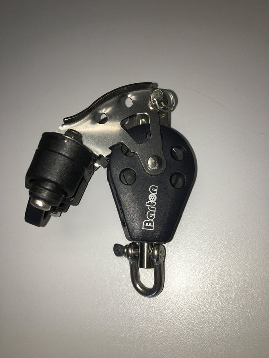 Barton Marine Size 2 35mm Ball Bearing Sheave Single Swivel Becket & Cam | SendIt Sailing