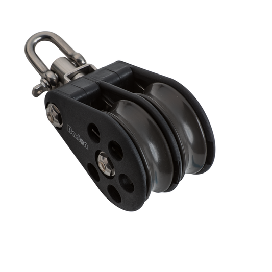 Barton Marine Size 5 54mm Plain Bearing Pulley Block Double Block & Swivel | SendIt Sailing