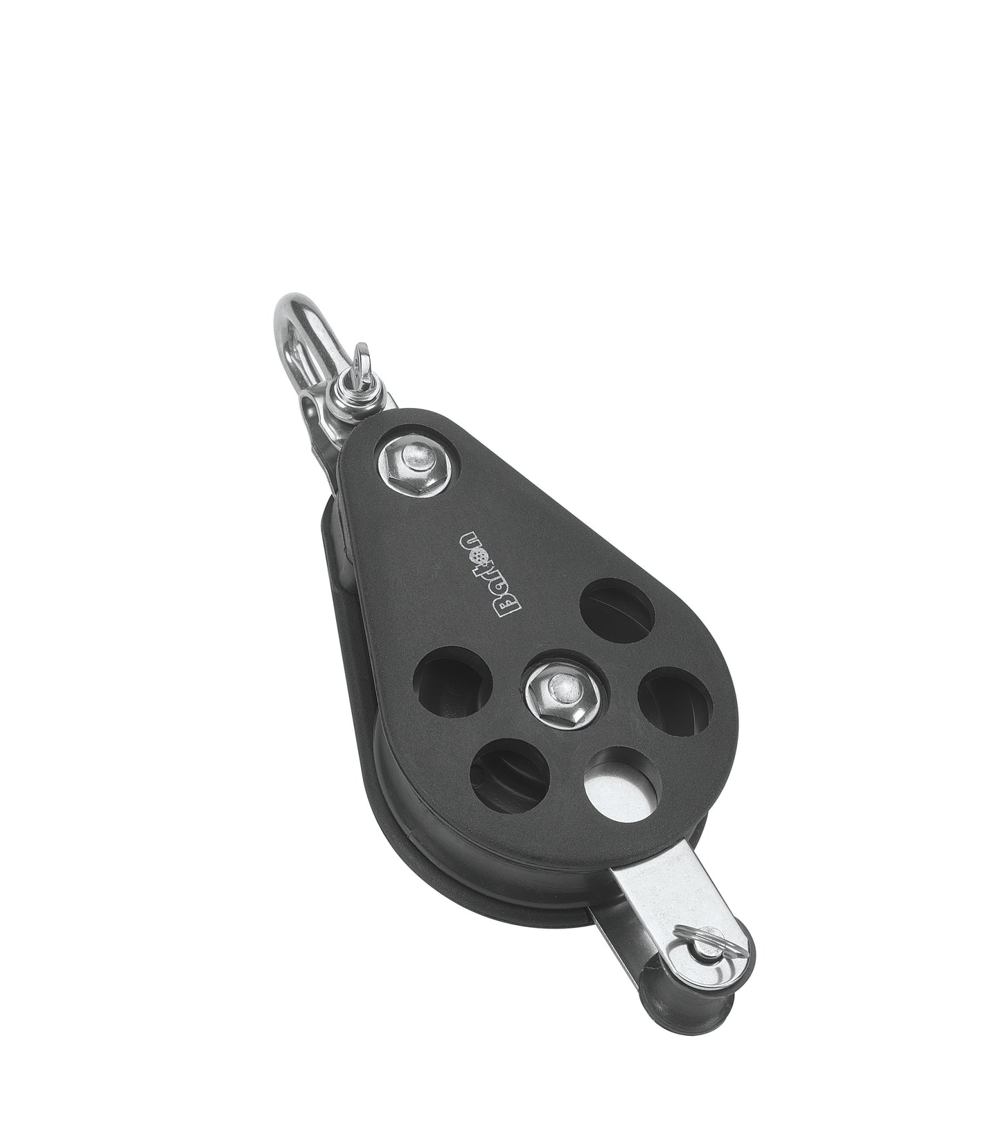Barton Marine Size 6 64mm Ball Bearing Pulley Block Single Reverse Shackle & Becket | SendIt Sailing