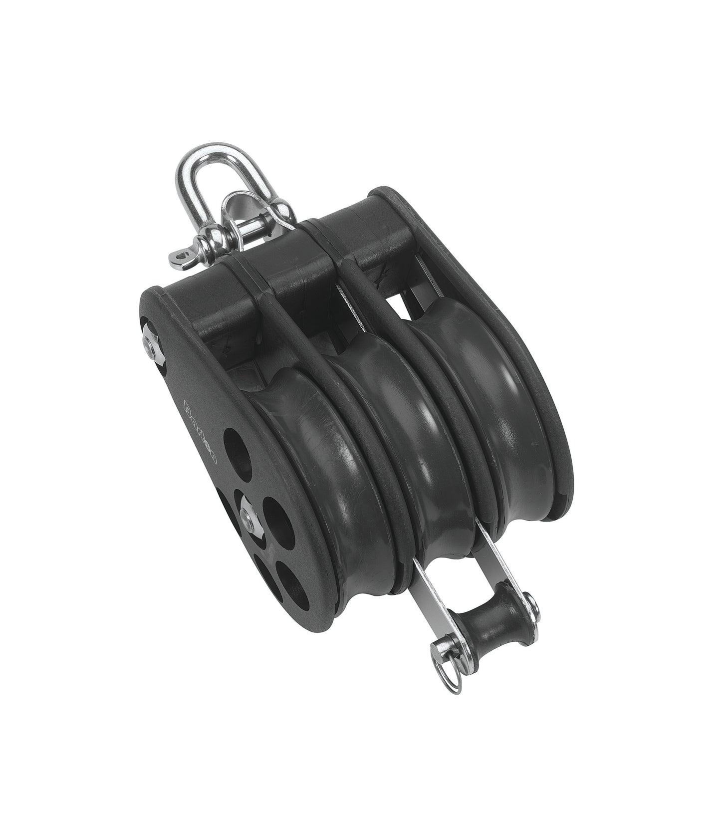 Barton Marine Size 6 64mm Ball Bearing Pulley Block Triple Becket Reverse Shackle | SendIt Sailing