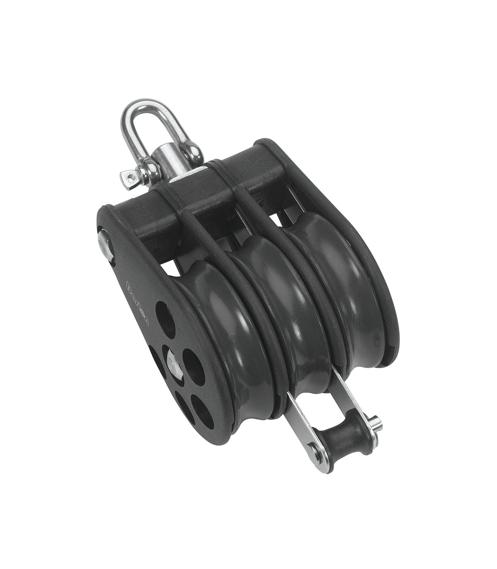 Barton Marine Size 6 64mm Ball Bearing Pulley Block Triple Swivel & Becket | SendIt Sailing