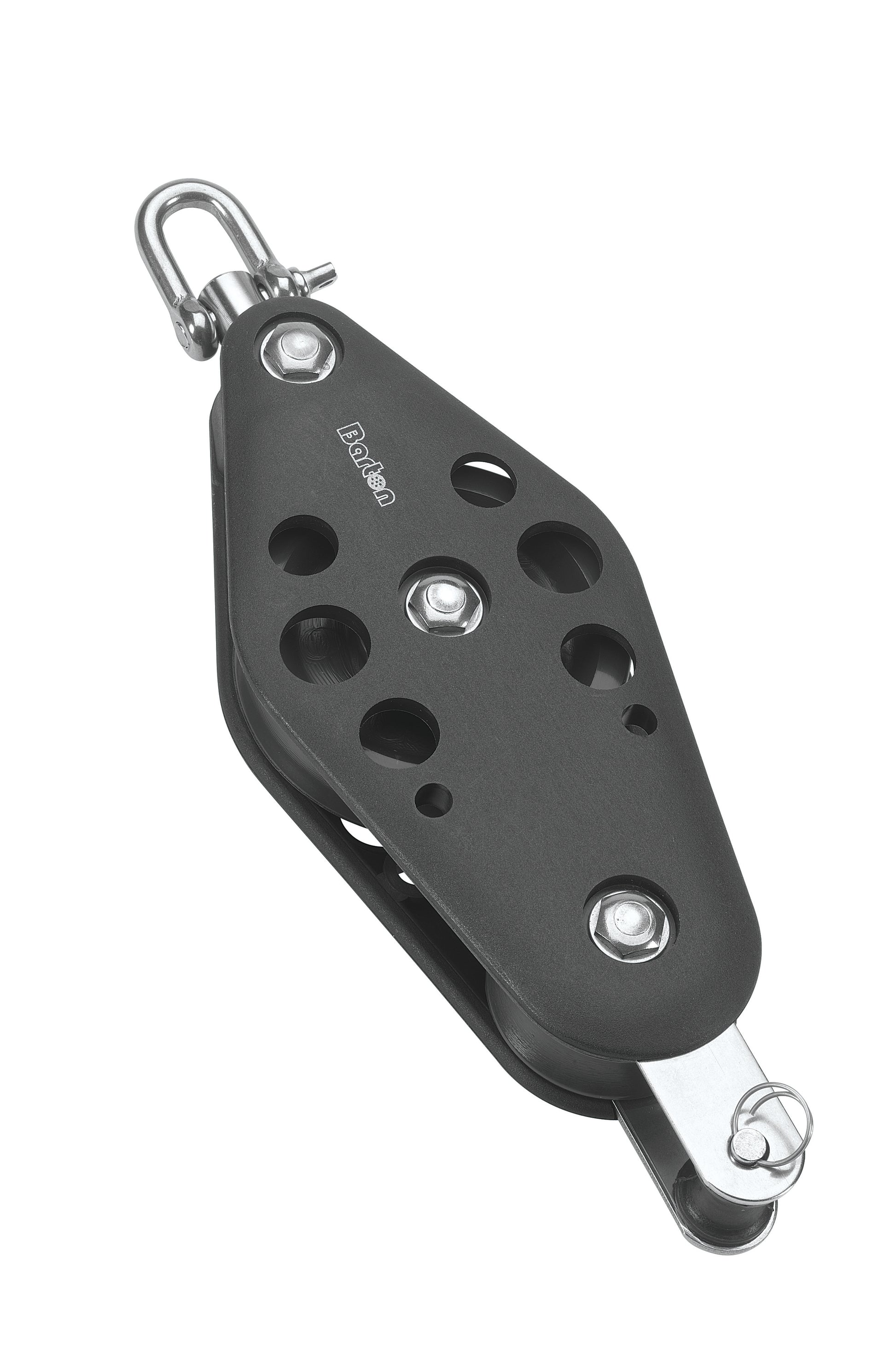 Barton Marine Size 7 44/72mm Fiddle Plain Bearing Pulley Block Swivel & Becket | SendIt Sailing