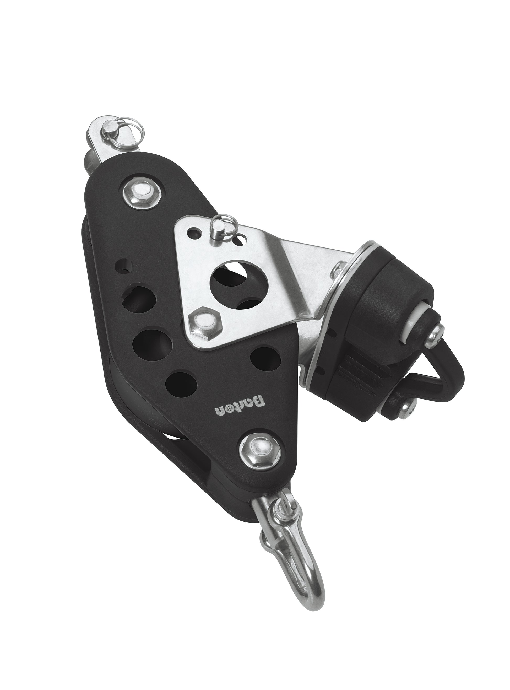Barton Marine Size 7 44/72mm Fiddle Ball Bearing Pulley Block Swivel Becket & Cam | SendIt Sailing