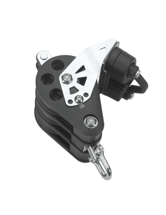 Barton Marine Size 7 70mm Plain Bearing Pulley Block Triple Swivel Becket & Cam | SendIt Sailing