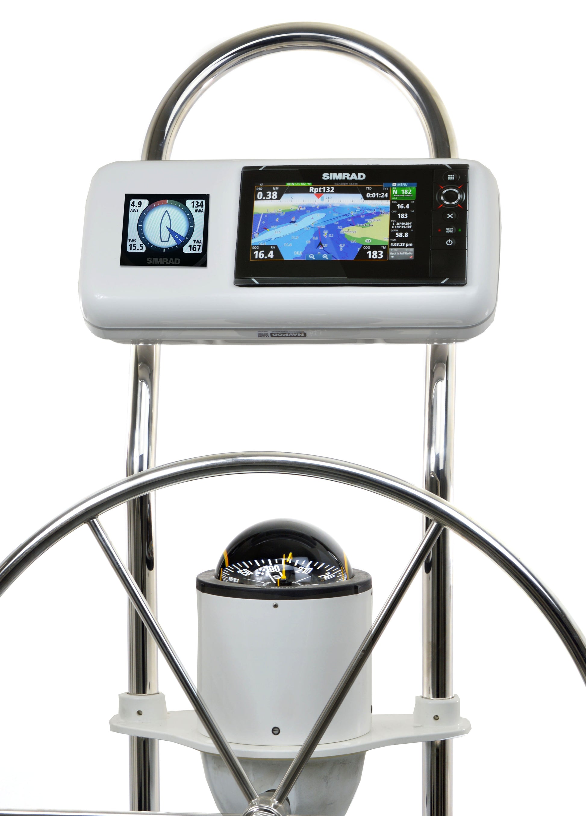 Navpod GP2516 SystemPod for Simrad  NSS7 evo2 | SendIt Sailing