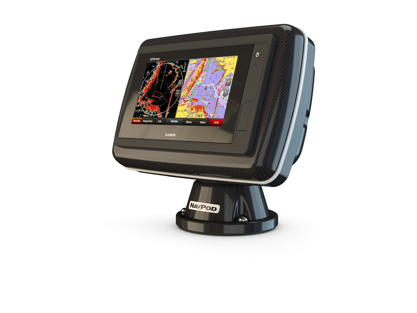 Navpod PP4400-09-C PowerPod for Garmin GPSMAP 742/722 | SendIt Sailing