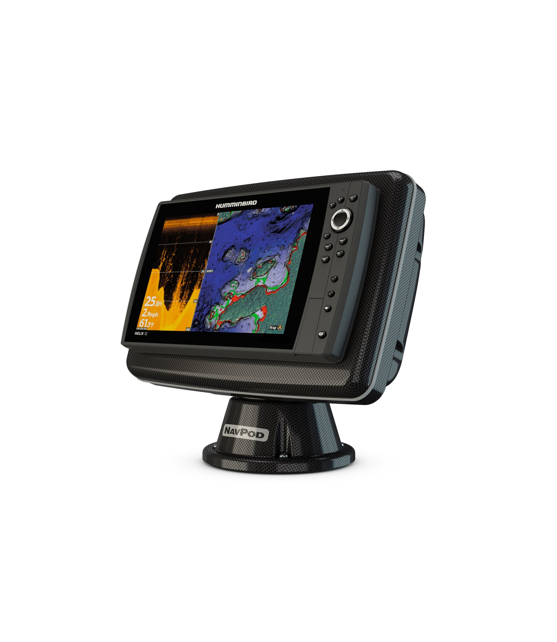 Navpod PP5200-01-C Powerpod for Humminbird  HELIX 12 | SendIt Sailing