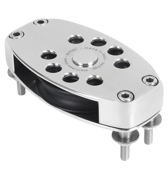 Antal S1531 Classic Stainless Steel Deck Block D150 | SendIt Sailing