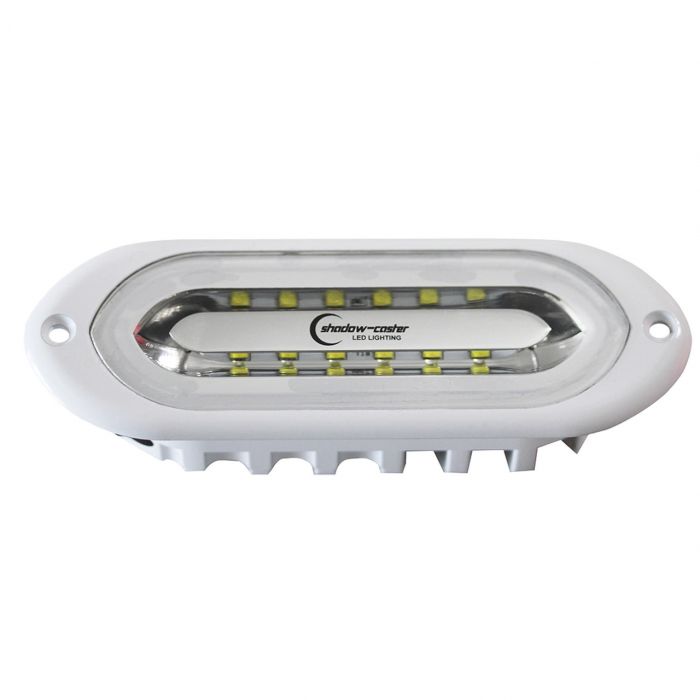 Shadow Caster SCM-SL Spreader Light Great White LED Flush Mount White Housing | SendIt Sailing