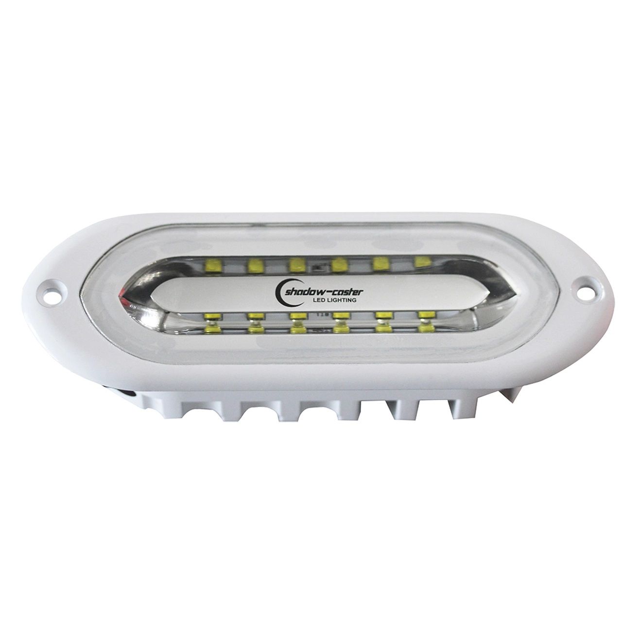 Shadow Caster SCM-SL Spreader Light White, Blue, Red LED Flush Mount White Housing | SendIt Sailing