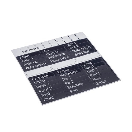 Spinlock Replacement Labels For Rope Clutch Handles | SendIt Sailing