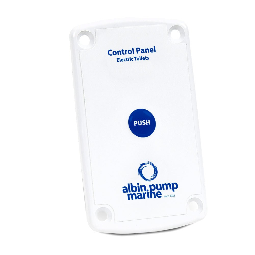 Albin Group Marine Control Panel Standard Electric Toilet | SendIt Sailing