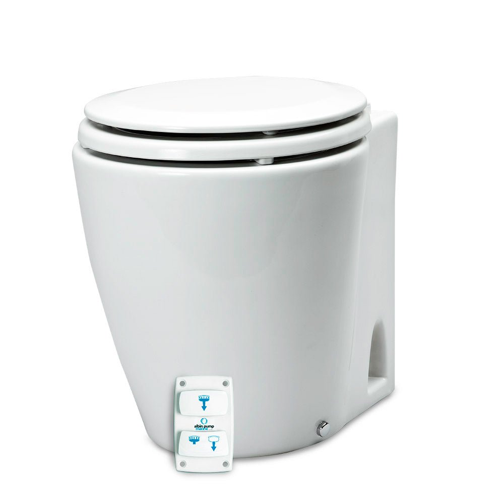 Albin Group Marine Design Marine Toilet Electric Silent - 24V | SendIt Sailing