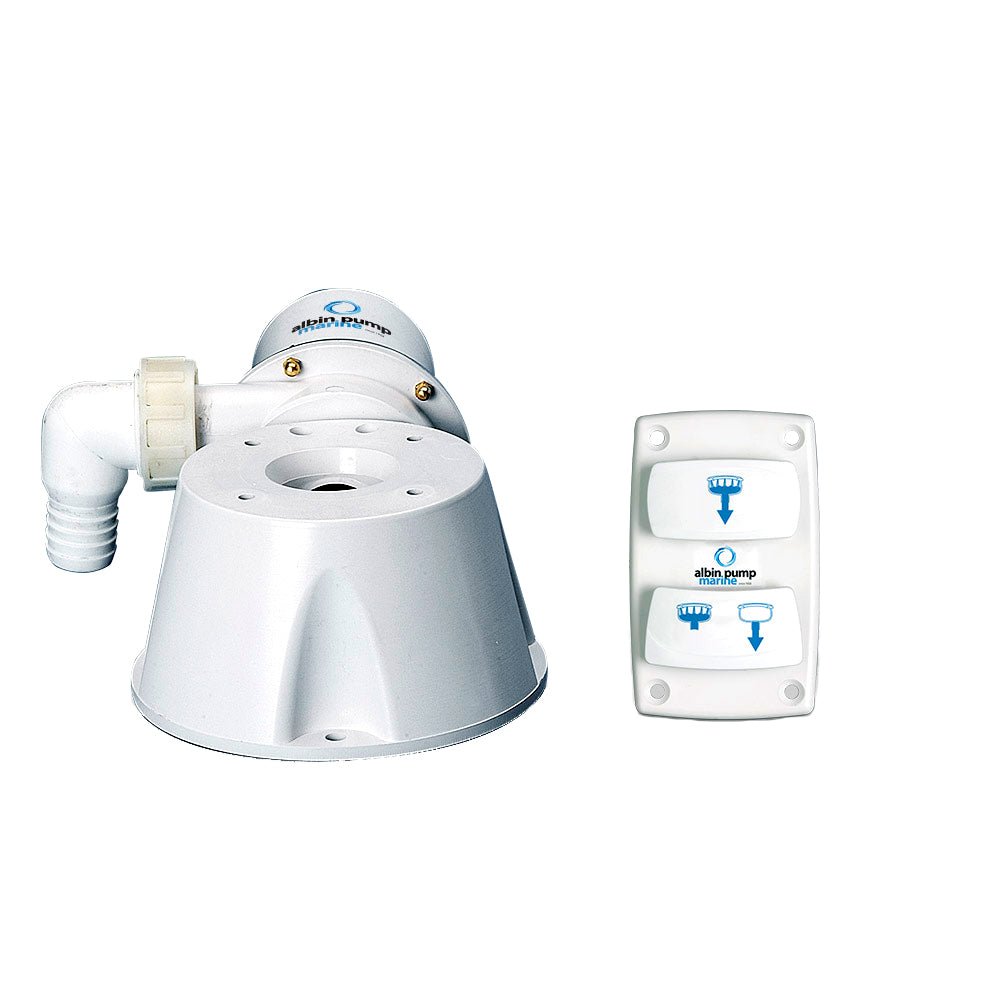 Albin Group Marine Silent Electric Toilet Kit - 12v | SendIt Sailing