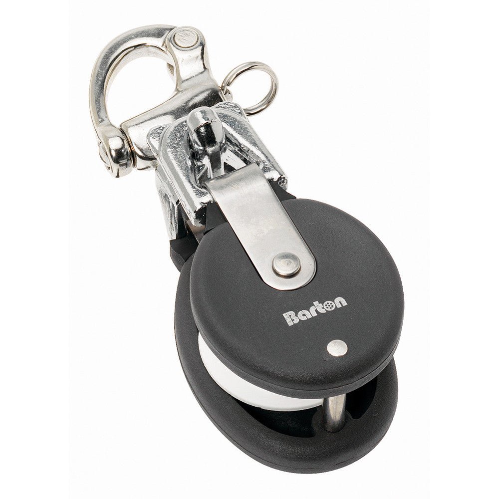 Barton Marine Medium Snatch Block with Stainless Snap Shackle | SendIt Sailing