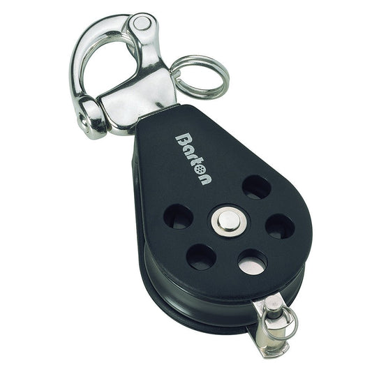 Barton Marine Series 3 Single Snap Shackle & Becket Block - 45mm | SendIt Sailing