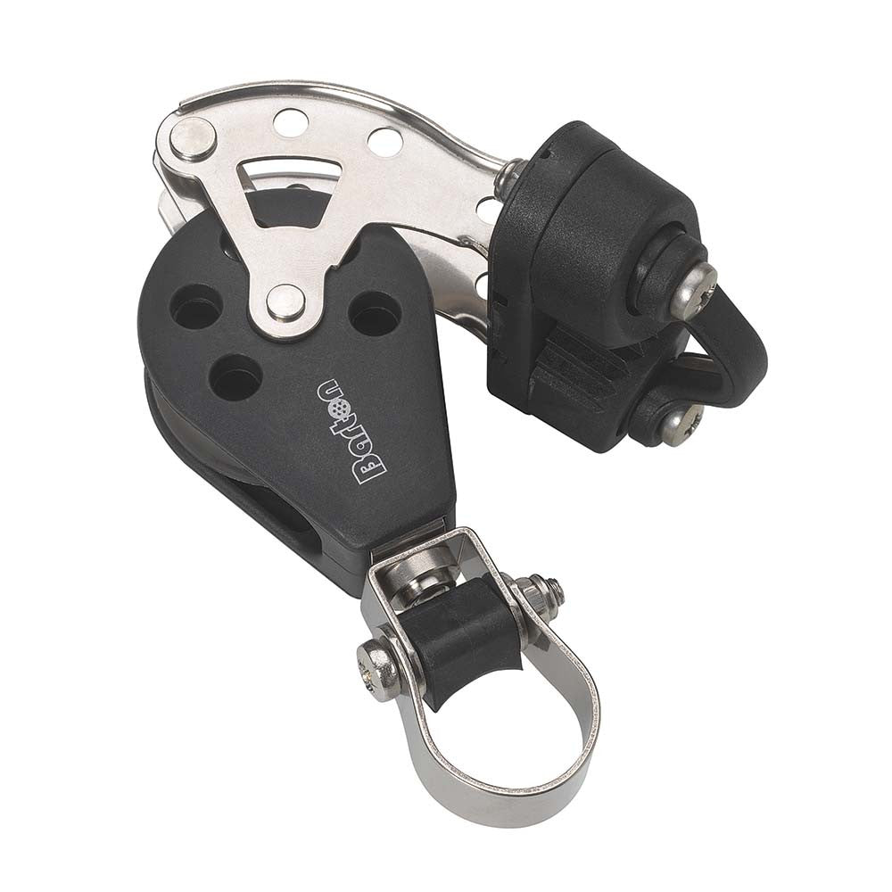 Barton Marine Size 3 Stanchion Lead Block - Single with Becket & Cam Cleat | SendIt Sailing