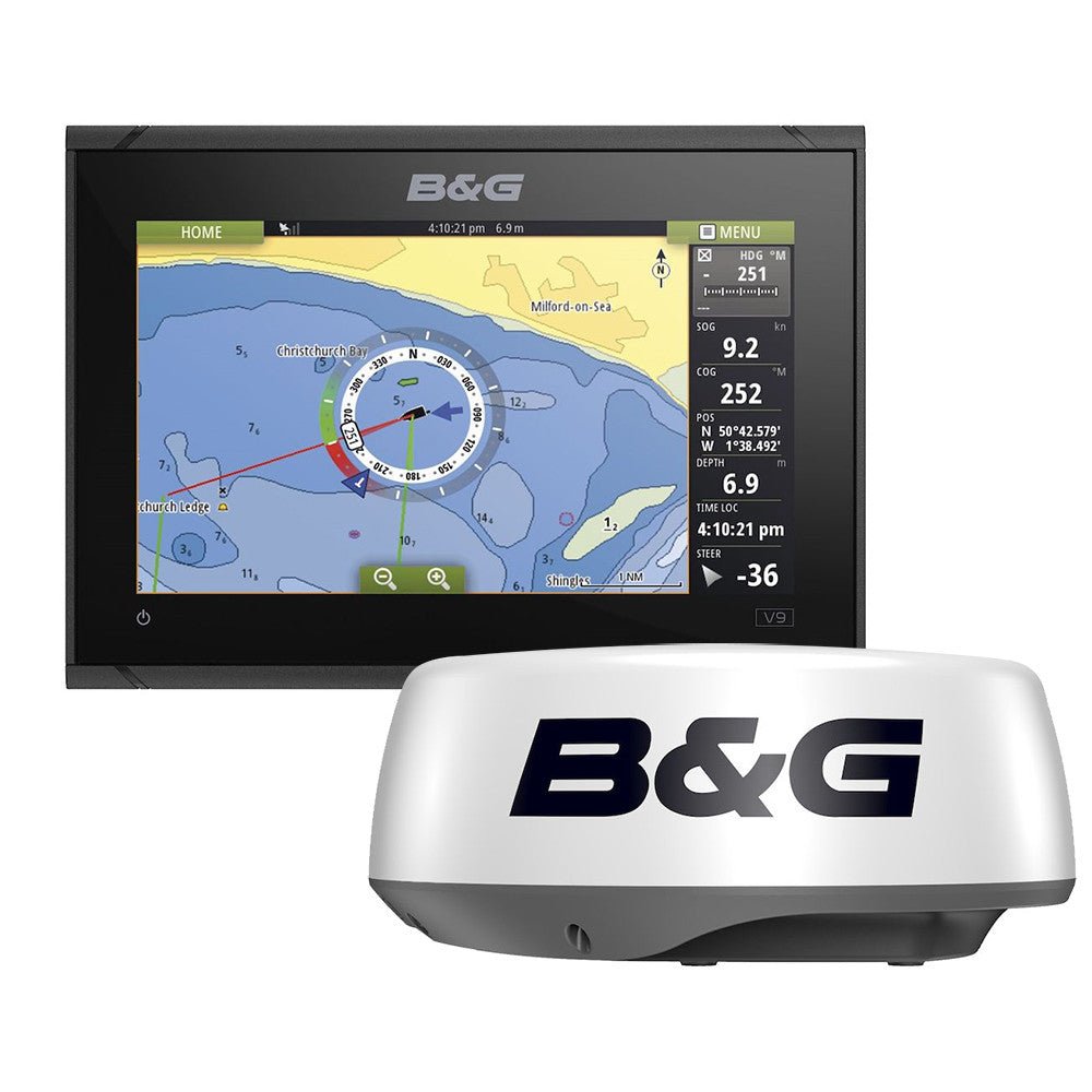 B&G Vulcan 9 Radar Bundle With Halo20 Radar | SendIt Sailing
