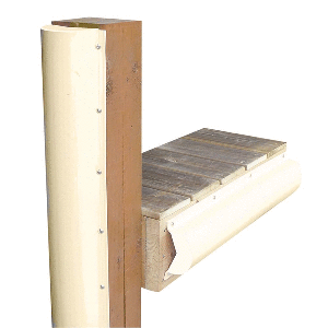 DOCK EDGE PILING BUMPER - ONE END CAPPED - 6ft - BEIGE | SendIt Sailing