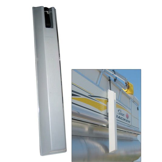 DOCK EDGE ftTOON PONTOON BOAT FENDER - 36in - GREY | SendIt Sailing