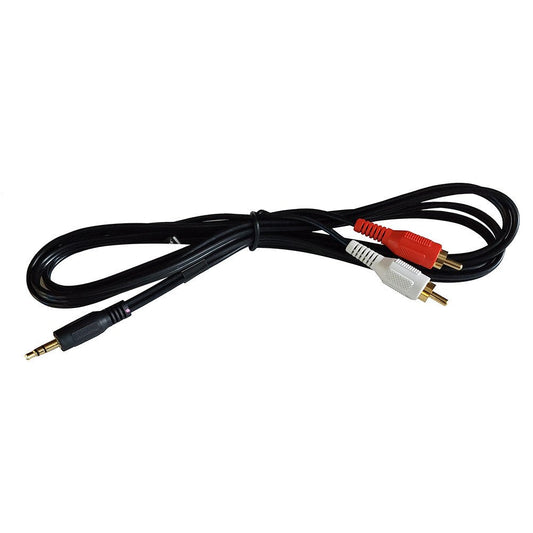 Fusion MS-CBRCA3.5 Input Cable - 1 Male (3.5 mm) to 2 Male RCA | SendIt Sailing