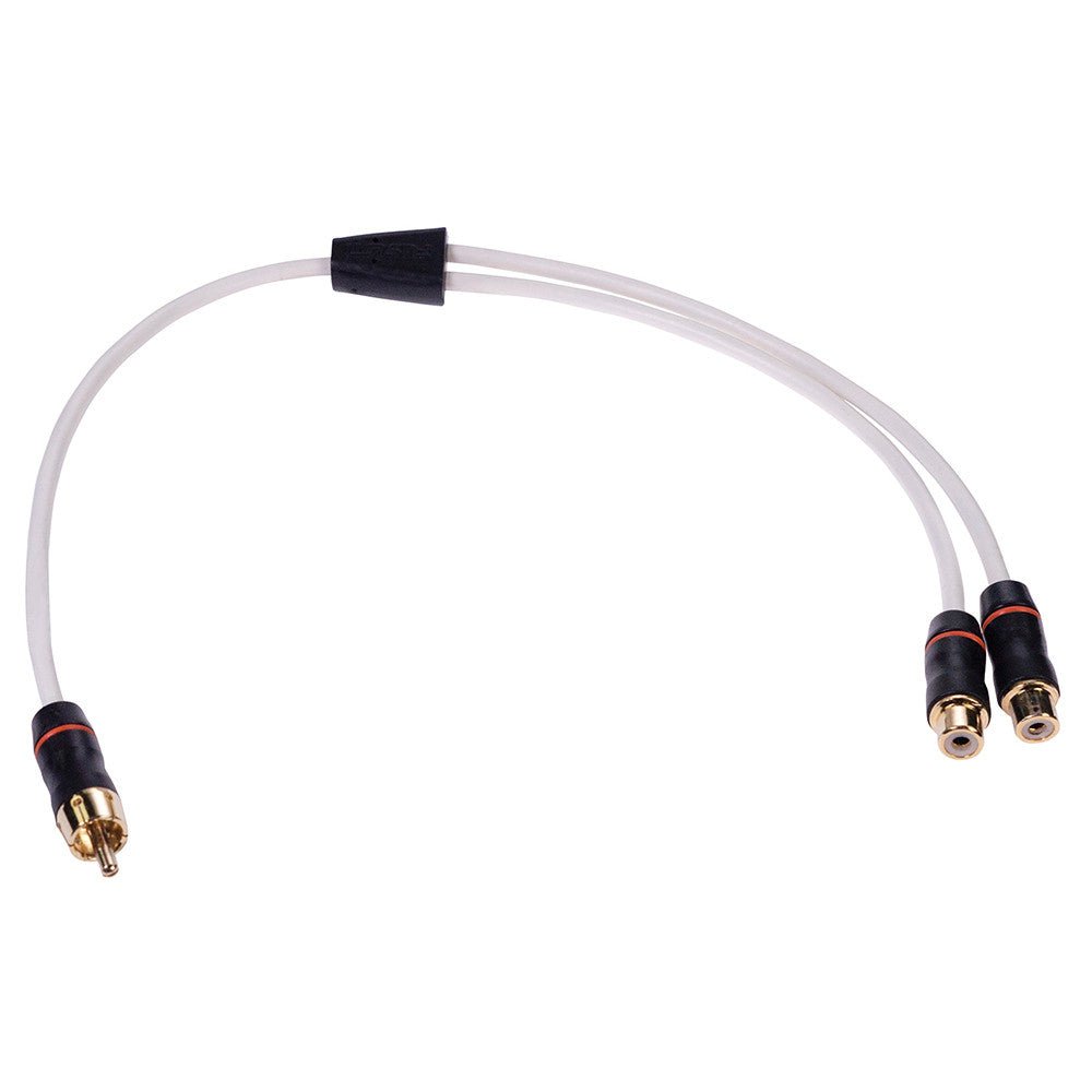 Fusion Performance RCA Cable Splitter - 1 Male to 2 Female | SendIt Sailing