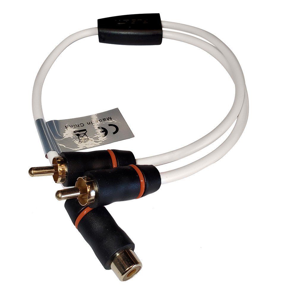 Fusion RCA Cable Splitter - 1 Female to 2 Male - 1&#39; | SendIt Sailing