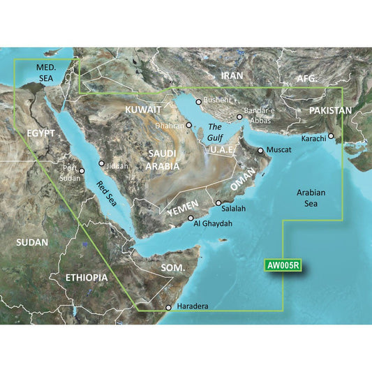 Garmin BlueChart g3 HD - HAW005R - The Gulf & Red Sea | SendIt Sailing