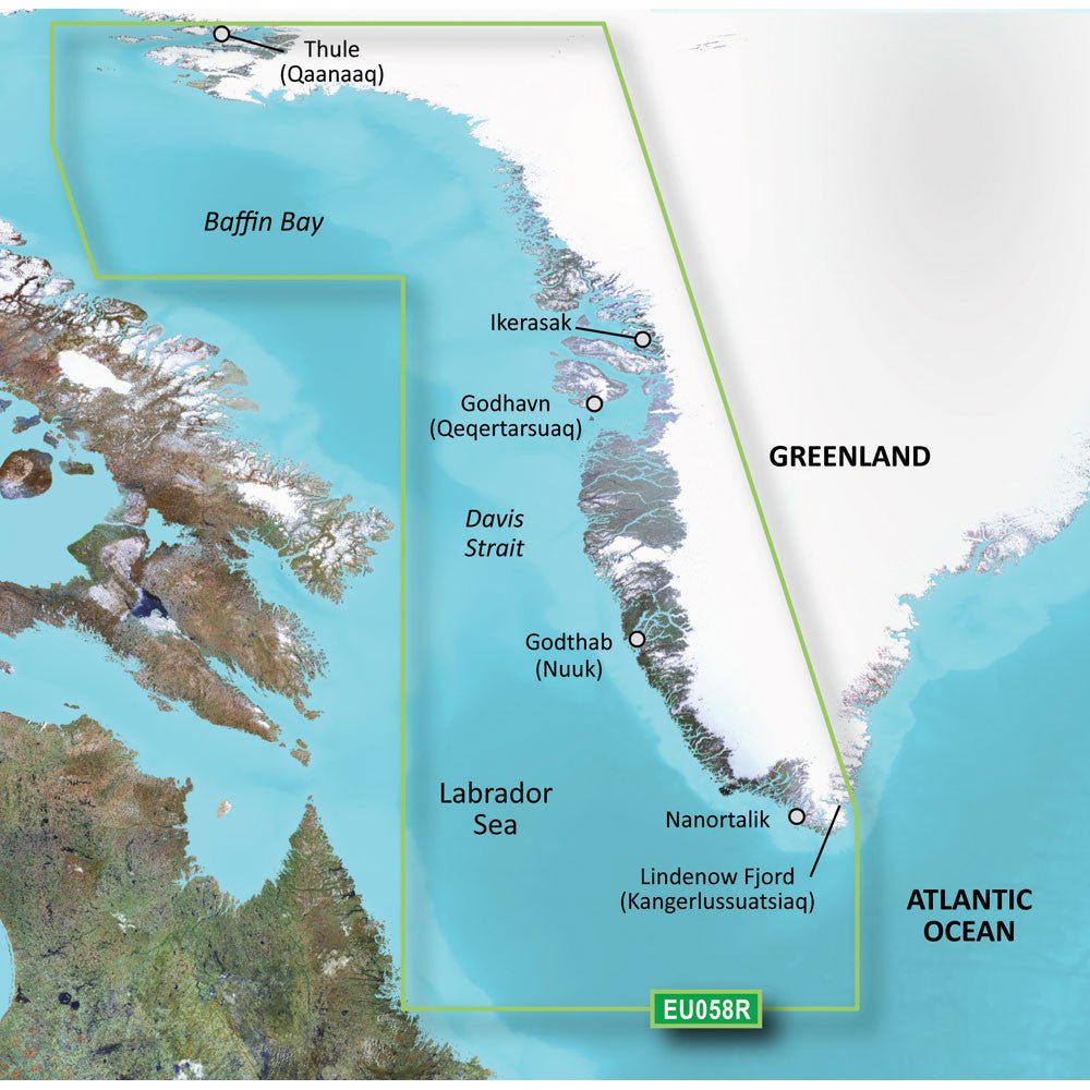 Garmin BlueChart g3 HD - HEU064R - Greenland | SendIt Sailing