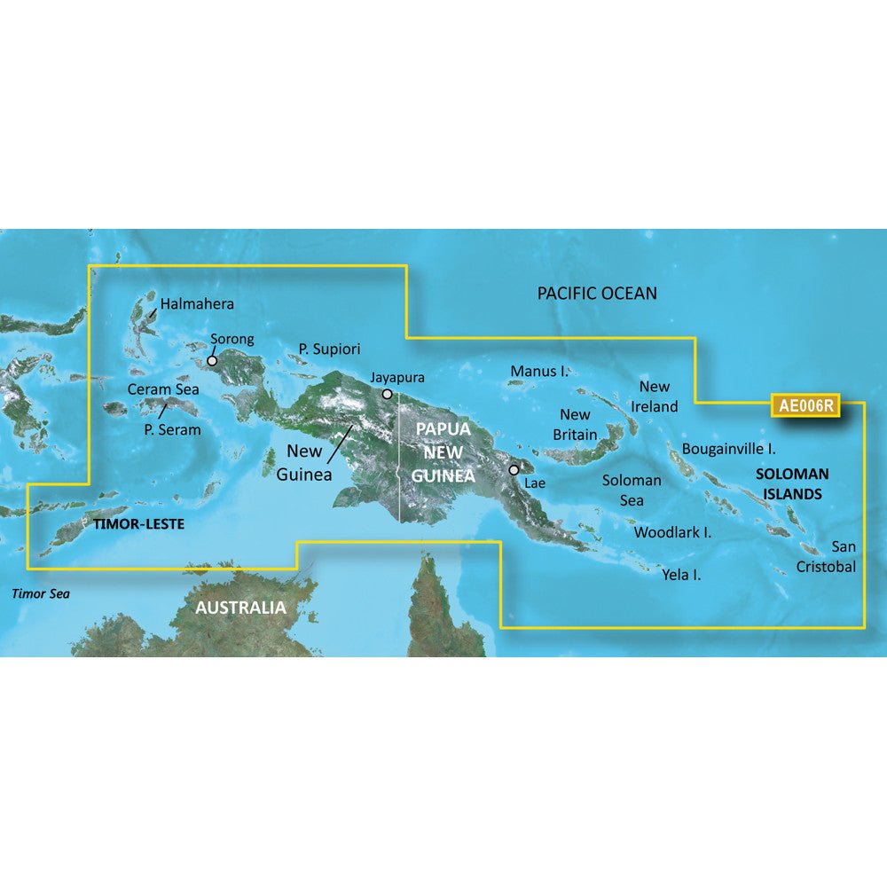 Garmin BlueChart g3 HD - HXAE006R - Timor Leste/New Guinea | SendIt Sailing