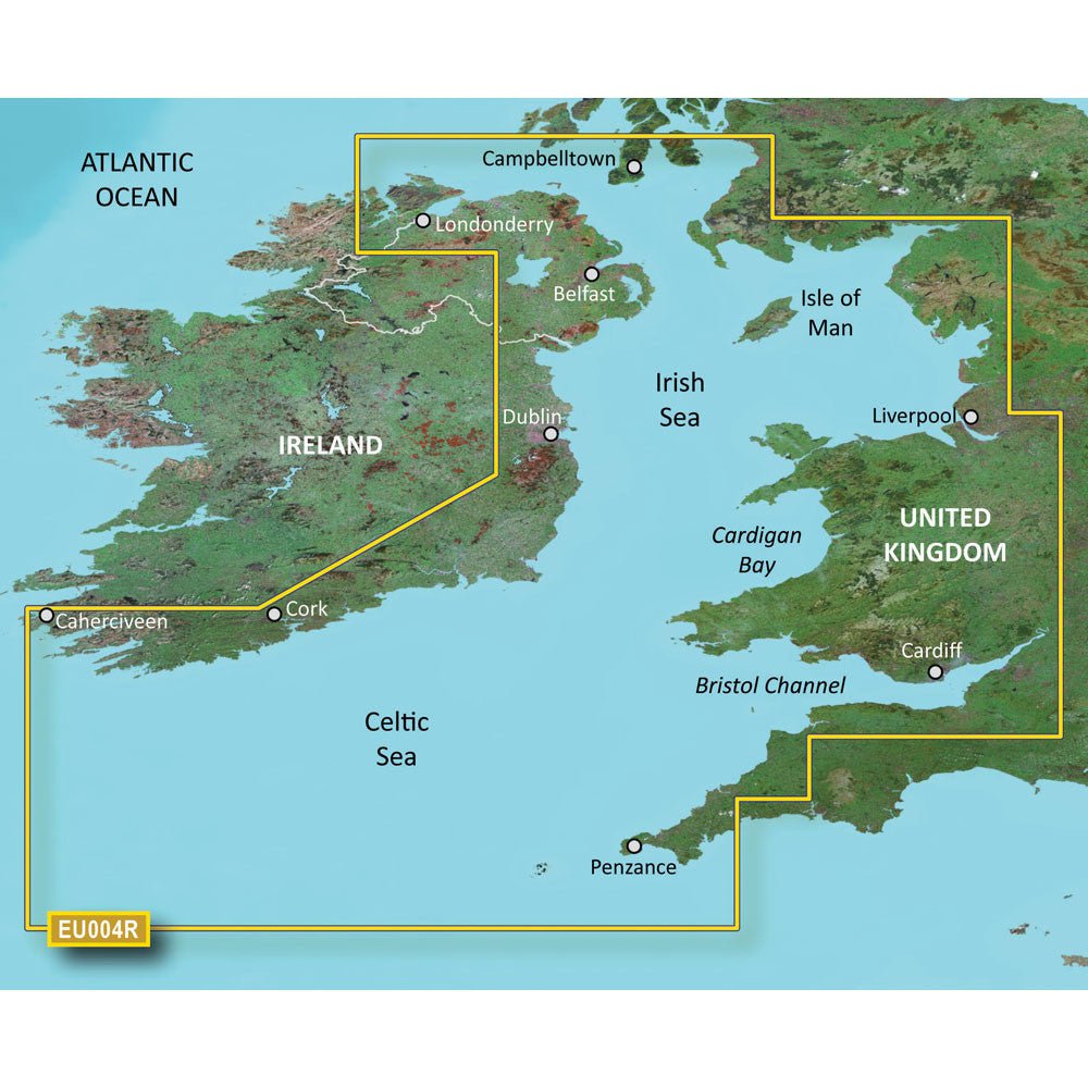 Garmin BlueChart g3 HD - HXEU004R - Irish Sea | SendIt Sailing