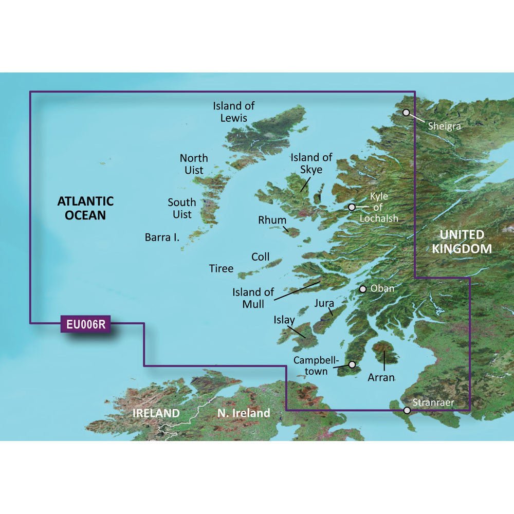 Garmin BlueChart g3 HD - HXEU006R - Scotland West Coast | SendIt Sailing
