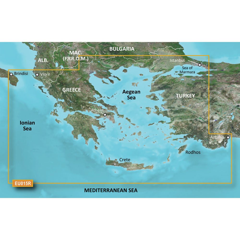 Garmin BlueChart g3 HD - HXEU015R Aegean Sea & Sea of Marmara | SendIt Sailing