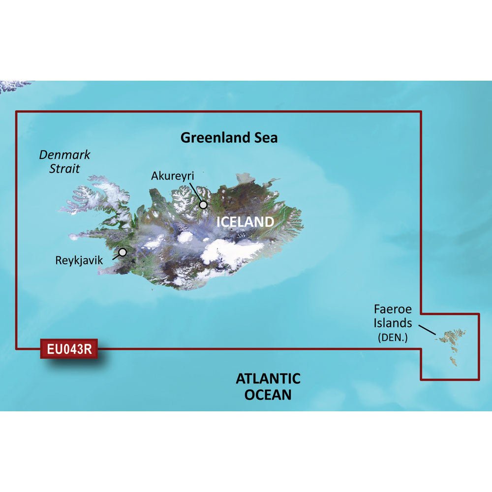 Garmin BlueChart g3 HD - HXEU043R - Iceland & Faeroe Islands | SendIt Sailing