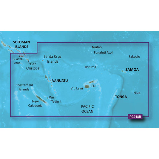 Garmin BlueChart g3 HD - HXPC018R - New Caledonia To Fiji | SendIt Sailing
