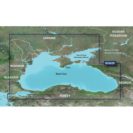Garmin BlueChart g3 HD - HXRU002R - Black Sea & Azov Sea | SendIt Sailing
