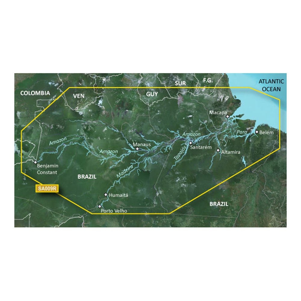 Garmin BlueChart g3 HD - HXSA009R - Amazon River | SendIt Sailing